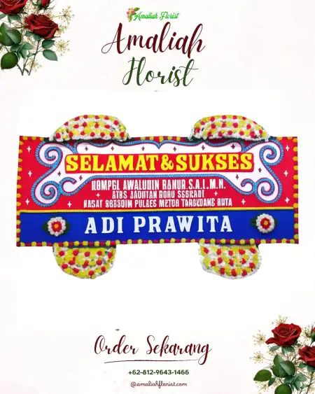 Papan Bunga Ucapan Selamat Sambijajar